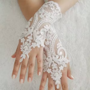 GUANTES NUPCIALES DE ENCAJE